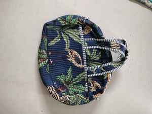 Bolsa de Viaje de Fin de Semana de Lujo Hecha a Mano, con Estampado de Bloques de Algodón, Acolchada, de Gran Capacidad, Resistente, para Deportes, Viajes, Gimnasio, Yoga - Product Image 3