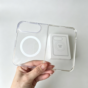 Coque arrière transparente en acrylique rigide pour iPhone <span class=keywords><strong>18</strong></span> Fold, étuis de téléphone portable avec charge magnétique sans fil pour iPhone <span class=keywords><strong>18</strong></span> Ultra - Product Image 5