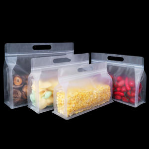 Échantillon Gratuit, Sans MOQ, En Stock pour Magasin : Sachet Octogonal Transparent Autoportant avec Fermeture Éclair Latérale et Poignée pour Fruits Secs et Céréales - Product Image 1