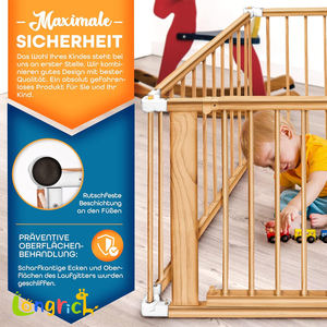 Parc de jeu pliable pour bébé Double barrière de sécurité <span class=keywords><strong>Porte</strong></span> 8 éléments moulables individuellement, y compris ramper Barrière-Ensemble de meubles pour enfants - Product Image 5