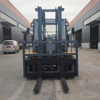Chariot élévateur diesel Muduo, capacité de 7,5 tonnes, dimensions des fourches de 1070x1100 mm, pour la construction, les fermes, la vente au détail et plus encore