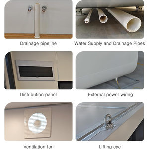 新デザインのアップルキャビン型ホームステイ、プレハブ式モジュールオフィス、40フィート、豪華で簡単設置、防水、モダン、販売中 - Product Image 2
