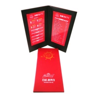 Support de menu LED de haute qualité menu Led éclairé Restaurant Bar discothèque rechargeable rétro-éclairé couverture de menu