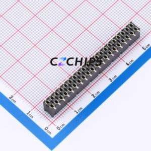 SSM-120-F-DV Pin Socket SMD,P=2.54mm Connector 2.54mm 2.54mm Square Hole Vertical Mount - Product Image 2
