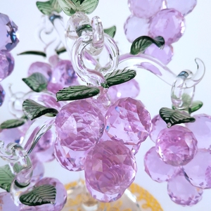 Vente directe d'usine, magnifique cristal de verre K9, cristal coloré en forme de raisin pour la maison - Product Image 4