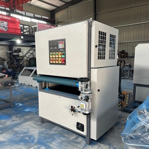 High Quality <b>Flat</b> Polishing and Drawing Machine Aluminum Iron Metal <b>Sheet</b> Derusting Polishing Finishing Buffing Machine - Product Image 3