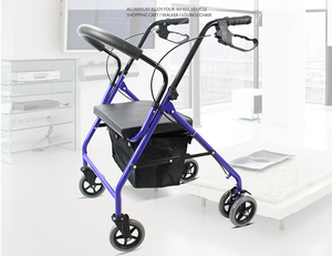 Carrello Elegante per Anziani, Trolley Domestico con Dispositivo di Trasferimento Rimovibile, Carrello Utilitario a Singolo Ripiano, Ausilio per la Deambulazione degli Anziani - Product Image 5