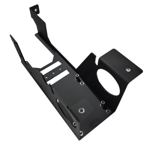 <b>Black</b> Matte Color Medical Device Bracket Parts Process by Punching Bending Mold Steel Sheet Metal Household Product - Product Image 1