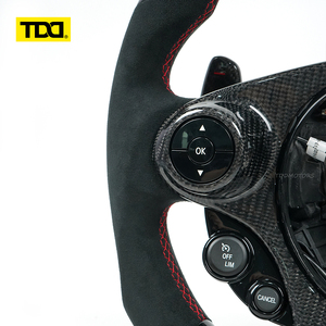 พวงมาลัยคาร์บอนไฟเบอร์แท้ TDD พร้อมไฟ LED สำหรับ Mercedes-Benz Smart - Product Image 3
