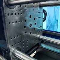 Machine de moulage par injection horizontale de plastique d'occasion de haute qualité, marque haïtienne, 120 tonnes, avec moteur première génération