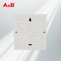 Boîtier de distribution électrique 8 voies série MS, boîtier MCB à montage en surface ABMS avec disjoncteur miniature pour le contrôle de l'alimentation résidentielle