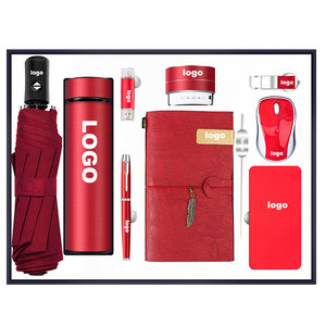 Los más vendidos 2025, gran oferta, 10 piezas, termo, juego de regalo corporativo con taza, bolígrafo, cuaderno, caja de regalo, juego para hombres, artículos de venta - Product Image 3