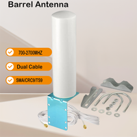 Antenne baril de routeur 10DBI Booster de téléphone portable Antenne extérieure omnidirectionnelle LTE Mimo 4g