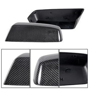 Cubierta de Espejo Retrovisor de Fibra de Carbono 308mm x 80mm Para Chevrolet GMC Silverado Juego Completo - Product Image 3