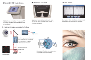 Equipamento Oftalmológico Utilizado em Refratômetro Digital Óptico Automático Keratômetro Ark-7000 - Product Image 3