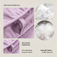 Ensemble de chambre à coucher de luxe, couette en duvet de canard certifiée RDS, ultra douce, en polyester lavable, insert de couette d'été pour hôtel