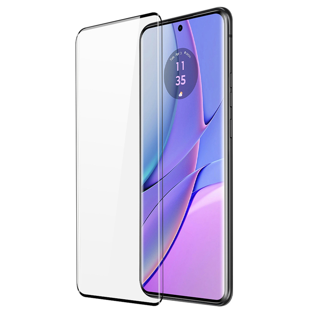 DUX DUCIS Accessories Phone for Motorola Edge 40 5G Screen Protector 3D Hot Bending Full Glue Medium Alumina Glass Screen Film