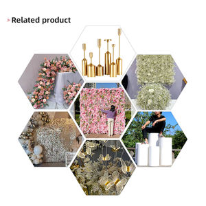 Janji Buatan Tropis Kompetitif Sutra Naik Menggantung Bunga Dinding Salon Bunga Oranye Rumput Dinding untuk Dekorasi Pernikahan - Product Image 5