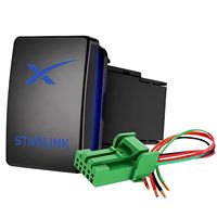 Interrupteur marche/arrêt STARLINK 12V avec voyant LED bleu, bouton poussoir 12V pour Toyota Sequoia Highlander Tacoma Tundra 4Runner RAVR Yaris