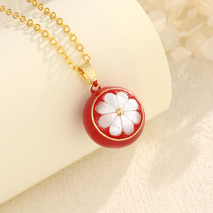 Pendentif Clochette Angélique Fleur Bleue Changda, Llamador <span class=keywords><strong>De</strong></span> Angeles, Collier Cadeau Fête des Mères pour Femme, Petite Amie, Elle - Product Image 5