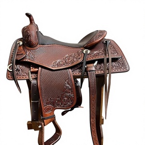 Compre en Línea Sillas de Montar de Cuero para Caballos, Artículos Ecuestres a Precio de Fábrica, Silla de Montar Inglesa Australiana de Cuero Duradero Absorbente de Sudor - Product Image 6