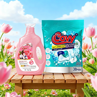COVY Pod Cuci Pakaian Ramah Lingkungan Sekali Pakai dengan Aroma Mawar Tahan Lama, Kemasan Ekonomis, Kualitas Tinggi Harga Terjangkau