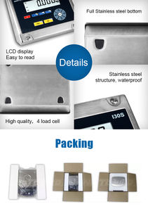 Stato Whitebird 6 bilance elettroniche di fabbrica bilance LCD indicatore di pesatura ponte sensore digitale in acciaio inox peso - Product Image 5