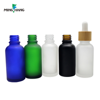 Coloré Mat Givré 10 ml 15ml 30ml 60ml 100ml Pipette En Verre Rose Bleu Ambre Cosmétique Huile Essentielle Sérum Flacons Compte-gouttes