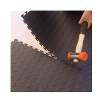 Losetas de PVC para Interiores de Calidad Superior, Fáciles de Limpiar, Buena Flexibilidad, Absorción de Sonido, para Piso de Garaje