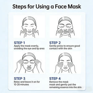 Fabricant de masques faciaux en feuille personnalisés à marque privée, vitamine C, charbon de bois, hydratant, blanchissant, anti-rides, pour tous les types de peau - Product Image 6