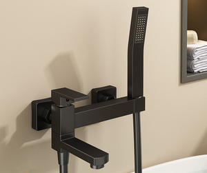 Nouveauté, ensemble <span class=keywords><strong>de</strong></span> robinets <span class=keywords><strong>de</strong></span> douche et baignoire pliants muraux, <span class=keywords><strong>mitigeur</strong></span> chaud et froid, robinet <span class=keywords><strong>de</strong></span> baignoire <span class=keywords><strong>avec</strong></span> <span class=keywords><strong>douchette</strong></span> pour salle <span class=keywords><strong>de</strong></span> bain - Product Image 5