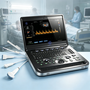 Échographe <span class=keywords><strong>Doppler</strong></span> Couleur Portable CE pour Usage Humain, Gynécologie et Cardiovasculaire - Product Image 1