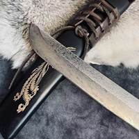 Couteau droit forgé à la main en une seule pièce, pour la survie en plein air, la chasse, le camping, le bushcraft, outil EDC, vente en gros OEM