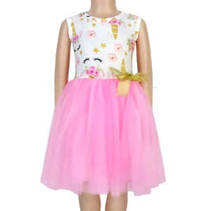 Vestido de Princesa de Tul con Lindas Flores Amarillas para Niña, Ropa Infantil, Vestidos para Niñas, Boutique, Vestido de Verano, Traje de Fiesta con Diadema de Lazo - Product Image 3