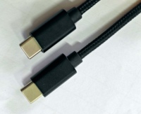 Cable de Transferencia de Datos USB-A Tipo-C de Carga Rápida 6A/5A Personalizado, con Cubierta de Nailon de 2 Metros, para Escáner de Código de Barras y Teléfonos Móviles, Cobre Puro