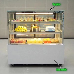 Vetrina Refrigerata Curva <span class=keywords><strong>per</strong></span> Torte <span class=keywords><strong>con</strong></span> Illuminazione LED e Vetro Antiappannamento - Product Image 6