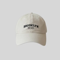 Gorra de Béisbol Retro Bordada con Logotipo Estampado, Lavada, Casual, Protección Solar