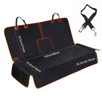 Tapis de protection pour animaux de compagnie pour siège arrière de voiture, en coton Oxford imperméable, pour intérieur et extérieur, coussin pour chat et chien toutes saisons, facile à nettoyer