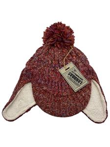 Gorro de Punto Liso con Parche de Cuero, Garantía de Calidad Personalizada, 72% Acrílico, 28% Lana, para Invierno/Esquí, Unisex, para Adultos - Product Image 4