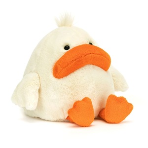 EZBABY Série d'animaux amusants en peluche : Poupées et jouets en peluche en forme de sculptures de sable, avec tête éclatante, modèles Pingouin, Canard, Perroquet, rembourrés en coton PP - Product Image 5