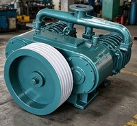 Compresor de Aire Portátil de Alta Calidad Bohai de Doble Cilindro y 37kw, Refrigerado por Aire y sin Aceite, con Bomba para Camiones Cisterna de Cemento