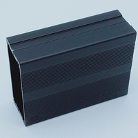 Casing Penutup Aluminium Hitam untuk Modul Elektronik LimeSDR Tipe-A atau Tipe-B dan Kit Penutup dengan Casing Pelindung