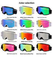 Fabricant de lunettes de neige Lunettes pour enfants Lunettes anti-buée et anti-rayures Protection Uv400 Lunettes de ski pour filles Lunettes de snowboard Lunettes de soleil