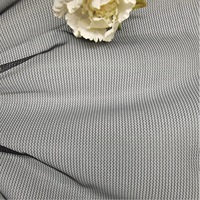 Rouleau de tissu en maille 100 % polyester tricoté chaîne, respirant, transparent, uni, poids moyen, anti-moustiques, pour la vente en gros