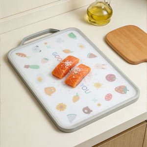 เขียงสองด้านเกรดอาหาร ทำจากสแตนเลส 304 พร้อมด้ามจับถนัดมือ - Product Image 5