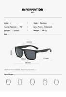 Lunettes de Soleil de Sport Polarisées de Haute Qualité pour le Cyclisme en Extérieur, Classiques Personnalisables, en Stock, Protection UV400, pour Homme
