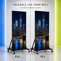 Layar Video LED Lipat P2.6 Portabel dengan Kecerahan 1200 cd dan Garansi 2 Tahun untuk Acara Pameran Dalam Ruangan