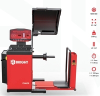 Machine d'équilibrage dynamique de pneus de camion et de voiture CB460