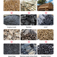 Four de carbonisation à bas prix pour la fabrication de charbon de bois, machine à briquettes de charbon de bois de bambou, de coque de noix de coco et de sciure de bois