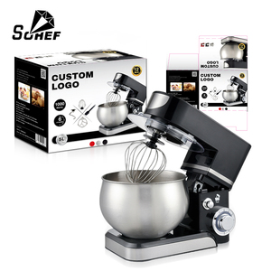 Batteur sur socle pour boulangerie domestique 1300W, 5L, mélangeur à farine électrique et pétrin pour la préparation de gâteaux et de pâtes, usage domestique - Product Image 6